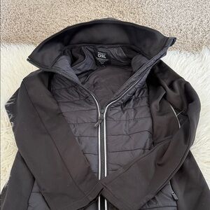 Athleta Black Quilted Jacket